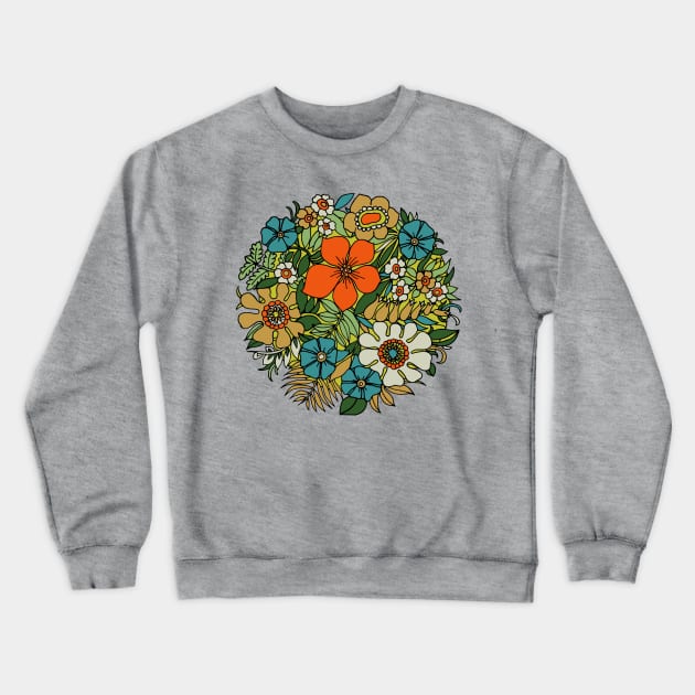 70s Plate Crewneck Sweatshirt by zeljkica